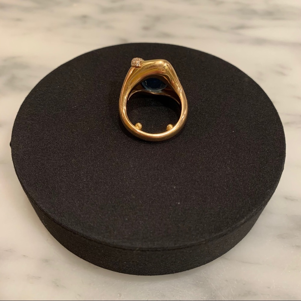 Pomellato Ritratto Topaz & Diamond Ring - Picture 15 of 15